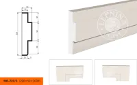 Фасадный молдинг LEPNINAPLAST МВ-220/3