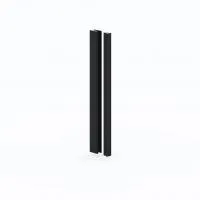 Теневая рейка LACONISTIQ DUAL mini, под панели и керамог. Чёрная