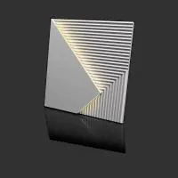 Гипсовая 3D панель Artpole FIELDS LED-2 (теплый свет)
