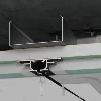 Теневой профиль потолочный для штор GARDINA, Черный муар