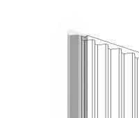 Финишный молдинг HIWOOD LF136A LONG NP