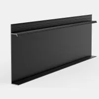 Плинтус скрытого монтажа Pro Design Universal 235 Черный