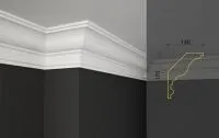 Карниз потолочный гипсовый Deco Line KT-14