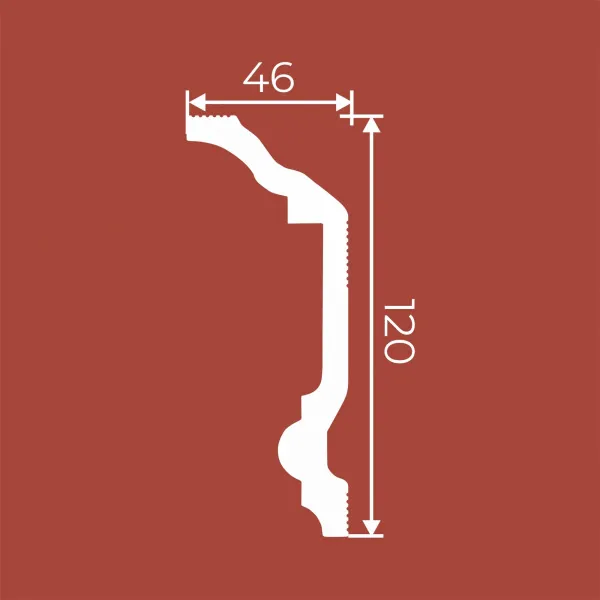 Карниз RT046, 120х46